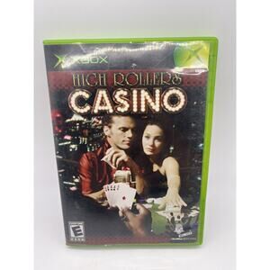 High Rollers Casino (Microsoft Xbox, 2004) - CIB With Manual